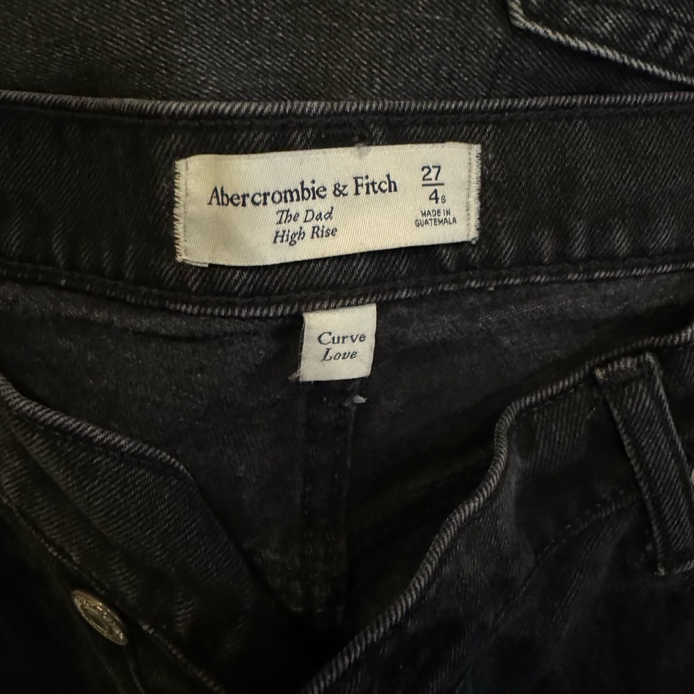 Abercrombie and Fitch The dad high rise jean. Size 27/4s